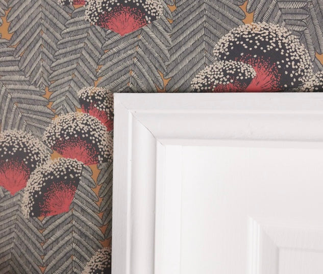 How to wallpaper round a door frame or window