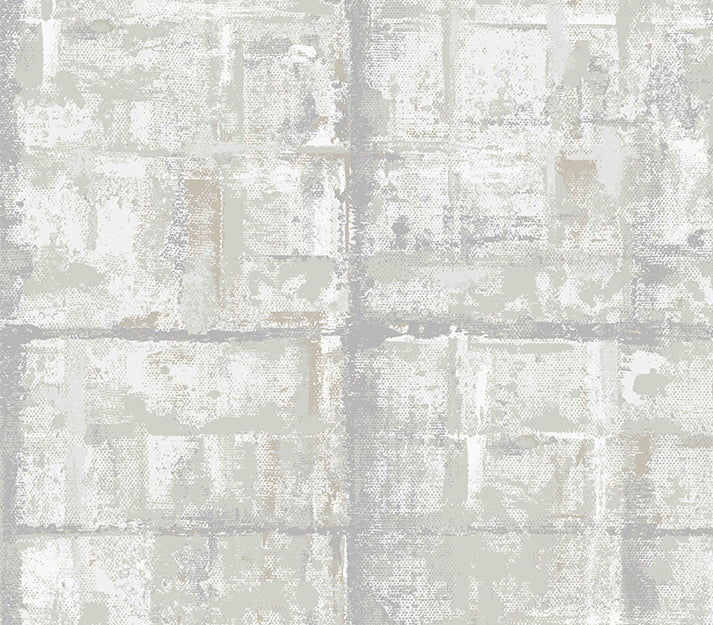 Patina Mist Grey Luxury Textured Wallpaper