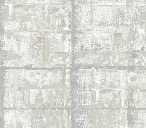 Patina Mist Grey Luxury Textured Wallpaper