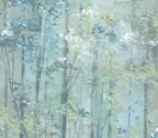 Glade Seafoam Green Luxury Tree Wallpaper