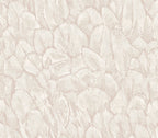 Tranquil Pearl Cream Luxury Feather Wallpaper