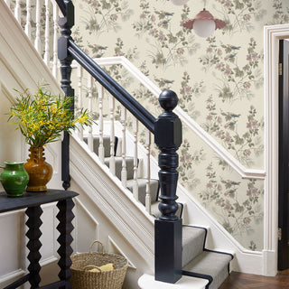 Rosemore Natural Luxury Bird Wallpaper