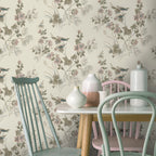 Rosemore Natural Luxury Bird Wallpaper