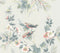 Rosemore Grey Luxury Bird Wallpaper