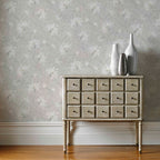 Fairhaven Grey Luxury Floral Wallpaper