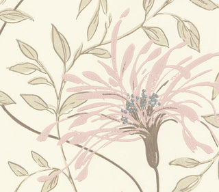 Fairhaven Pink Luxury Floral Wallpaper
