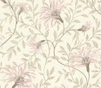 Fairhaven Pink Luxury Floral Wallpaper