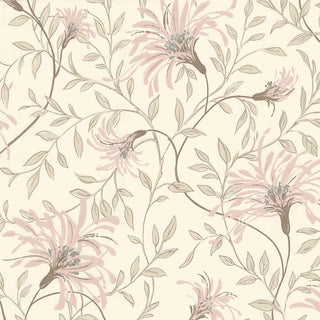 Fairhaven Pink Luxury Floral Wallpaper