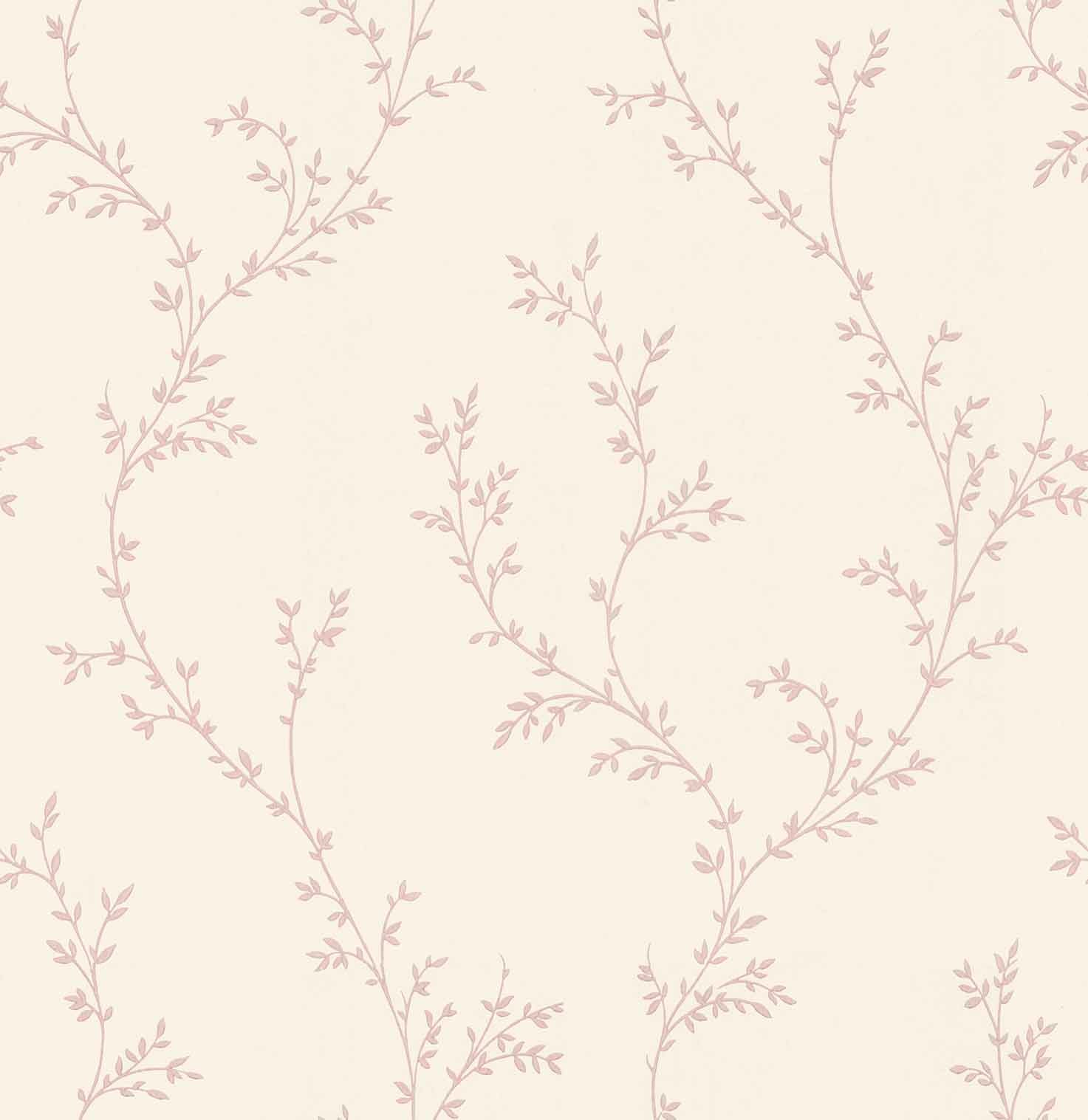 Milton Pink Luxury Leaf Wallpaper