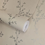 Milton Gold Luxury Leaf Wallpaper