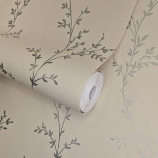 Milton Gold Luxury Leaf Wallpaper