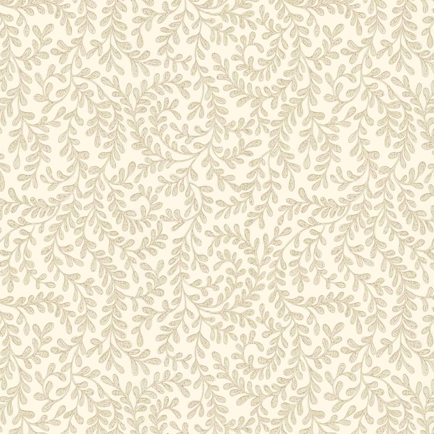 Audley Natural Luxury Leaf Wallpaper
