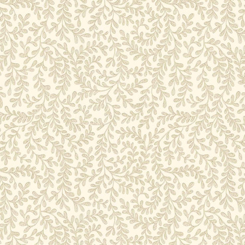 Audley Natural Luxury Leaf Wallpaper