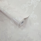 Hampton Natural Luxury Damask Wallpaper