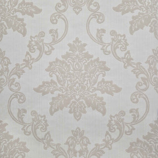 Hampton Ivory Cream Luxury Damask Wallpaper