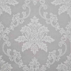 Hampton Grey Luxury Damask Wallpaper