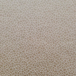 Kew Taupe Metallic Luxury Geometric Wallpaper