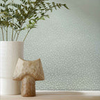 Kew Duck Egg Blue Luxury Geometric Wallpaper
