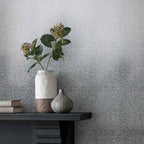 Kew Foil Silver Metallic Luxury Wallpaper