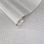 Kew Foil Silver Metallic Luxury Wallpaper
