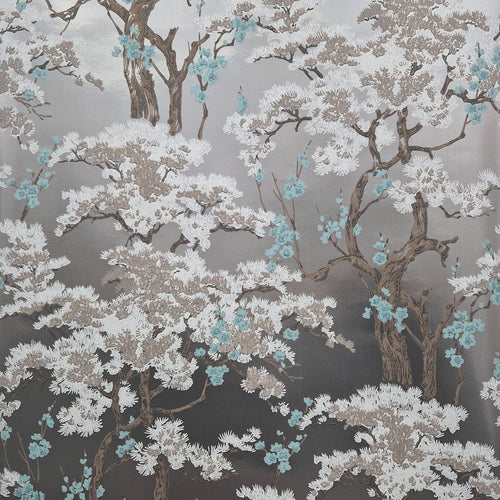Harewood Foil Silver Luxury Chinoiserie Wallpaper