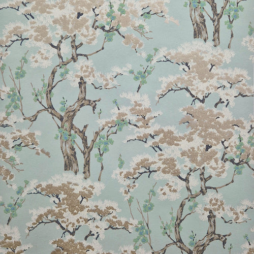 Harewood Seafoam Green Luxury Chinoiserie Wallpaper