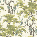 Harewood Lime Green Luxury Chinoiserie Wallpaper