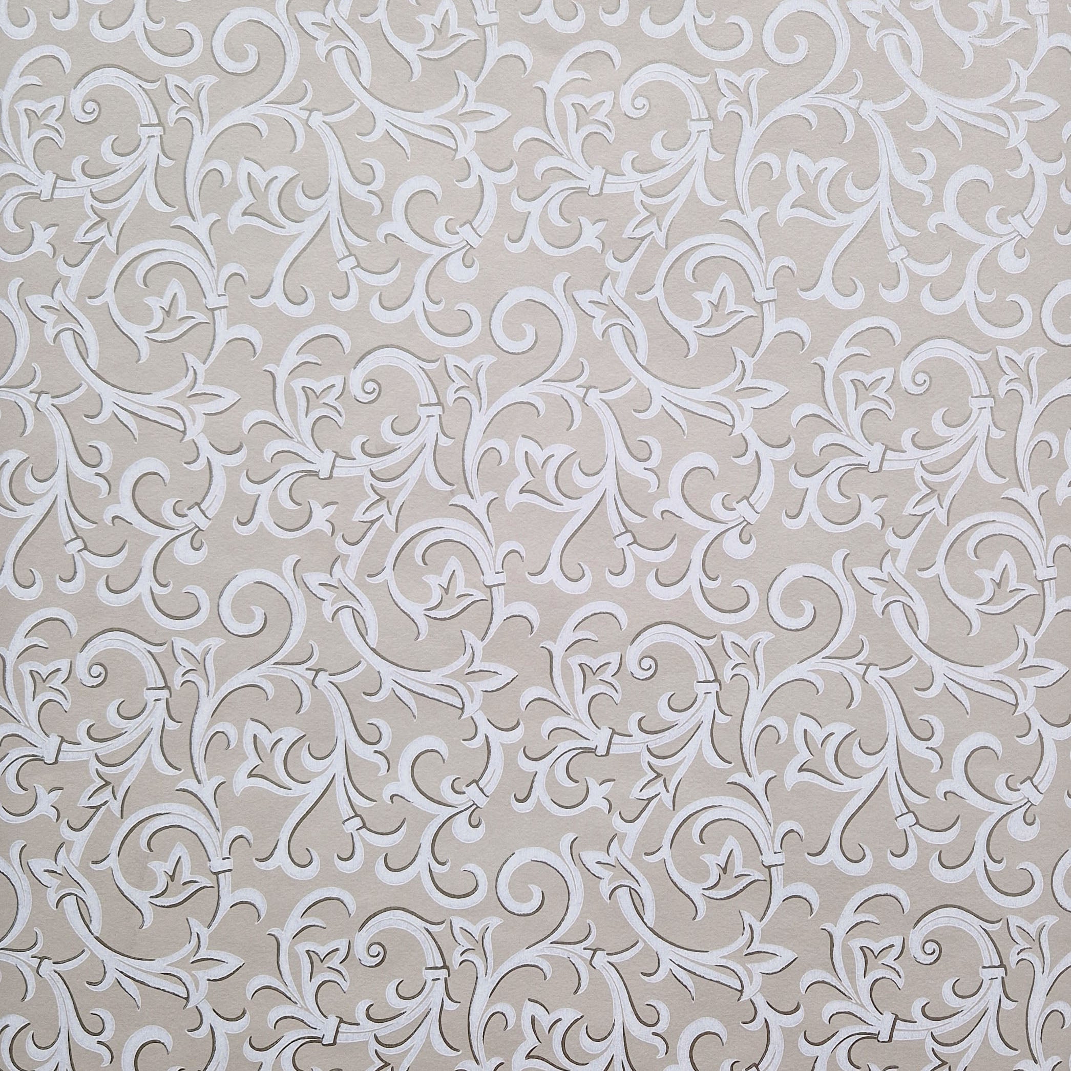 Brodsworth Natural Luxury Patterned Wallpaper