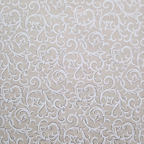 Brodsworth Natural Luxury Patterned Wallpaper