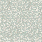 Brodsworth Seafoam Green Luxury Patterned Wallpaper