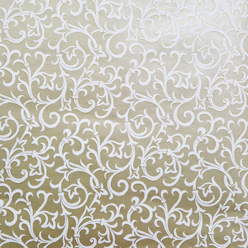 Brodsworth Gold Metallic Luxury Patterned Wallpaper
