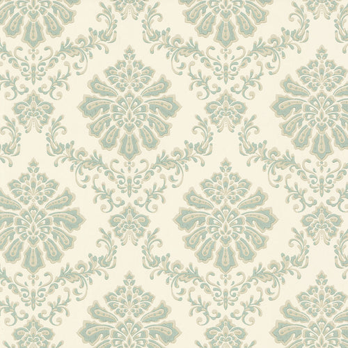Broughton Seafoam Green Luxury Damask Wallpaper