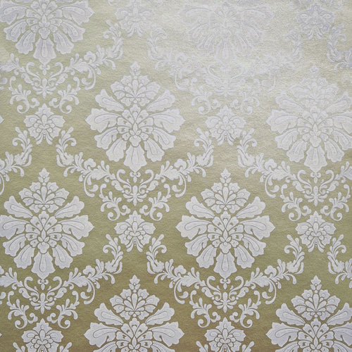 Broughton Gold Metallic Luxury Damask Wallpaper