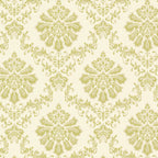 Broughton Lime Green Luxury Damask Wallpaper