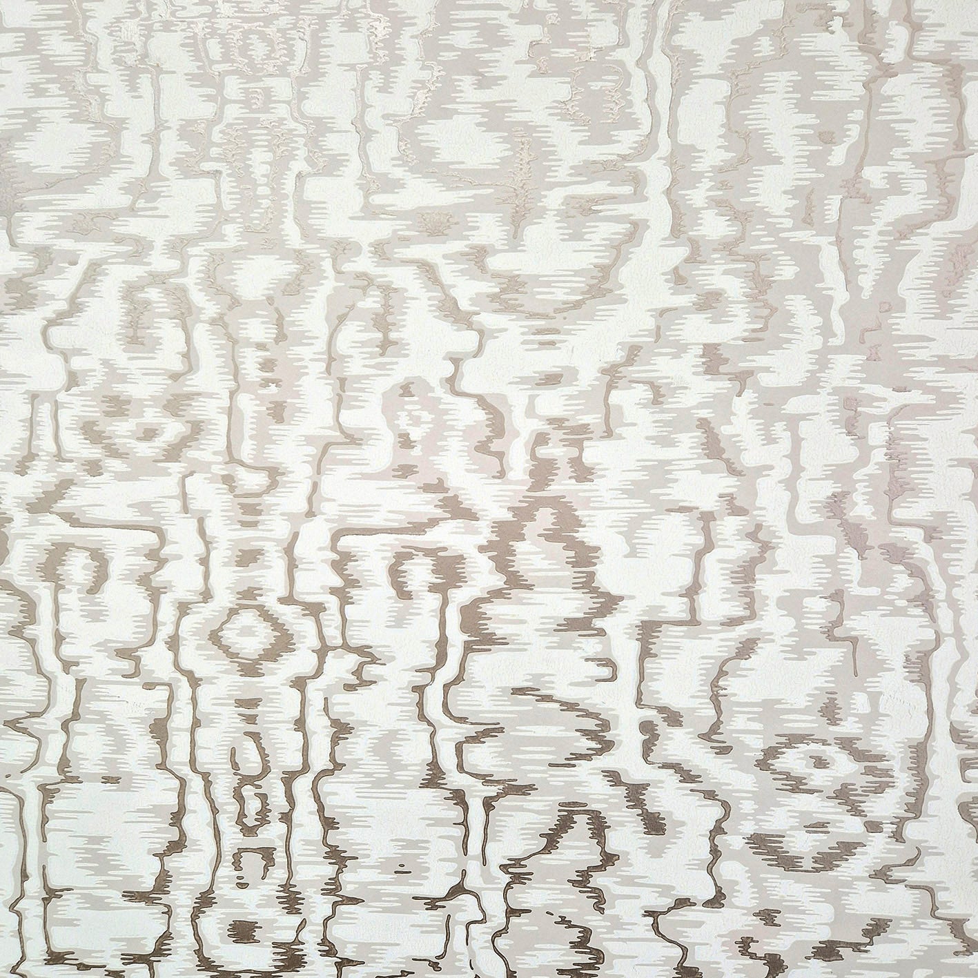 Avington Natural Luxury Moire Wallpaper