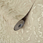 Avington Gold Luxury Moire Wallpaper