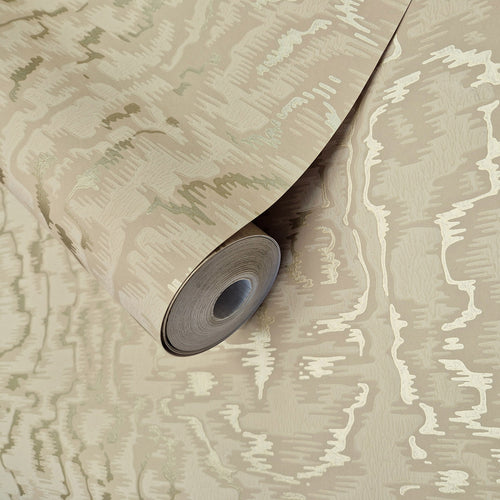 Avington Gold Luxury Moire Wallpaper
