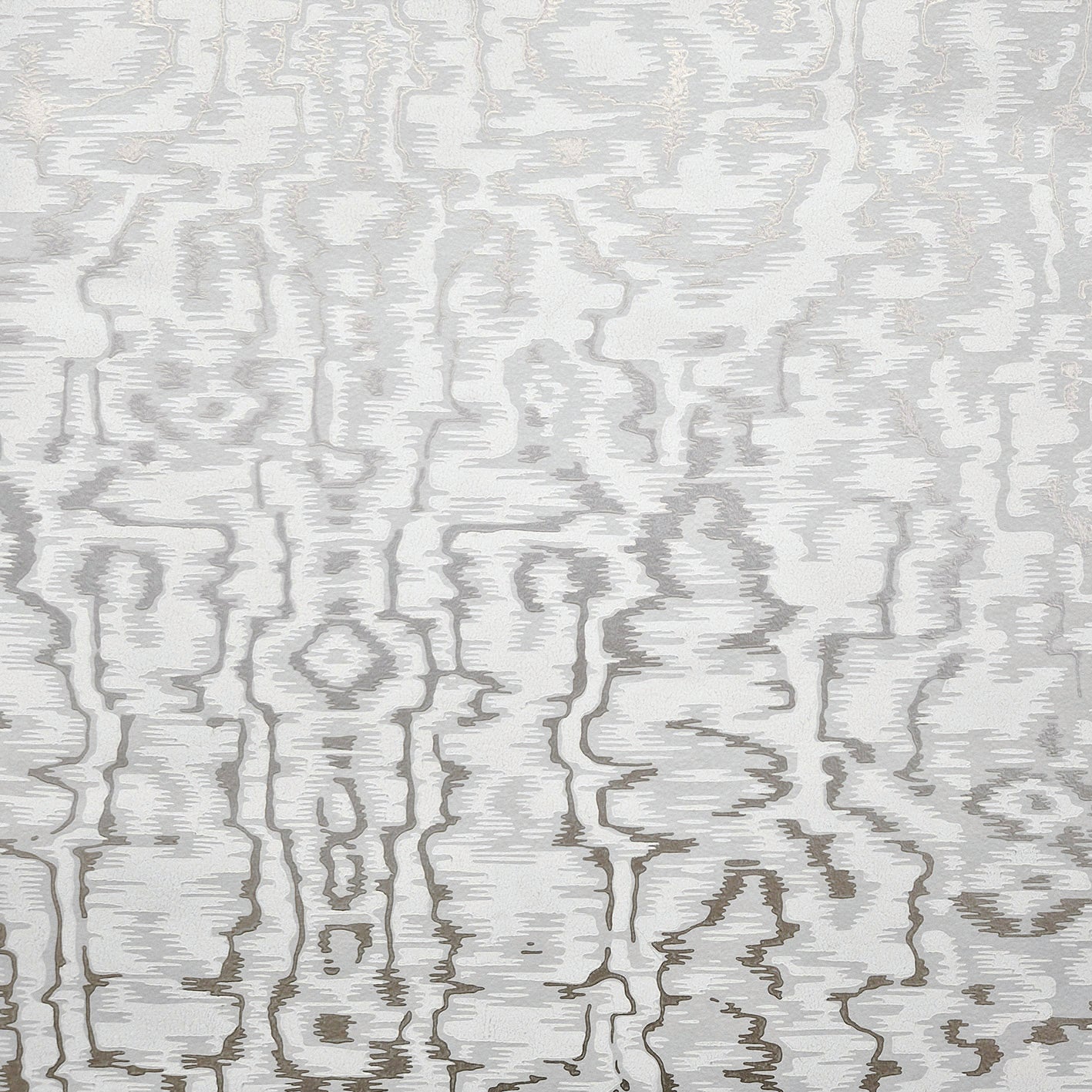 Avington Grey Luxury Moire Wallpaper