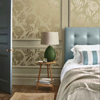 Chatsworth Gold Luxury Floral Wallpaper