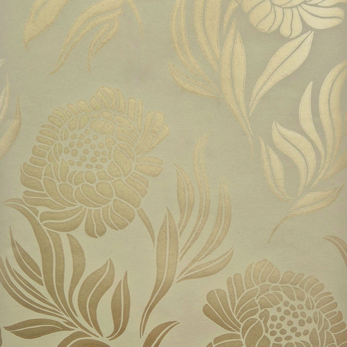 Chatsworth Gold Luxury Floral Wallpaper
