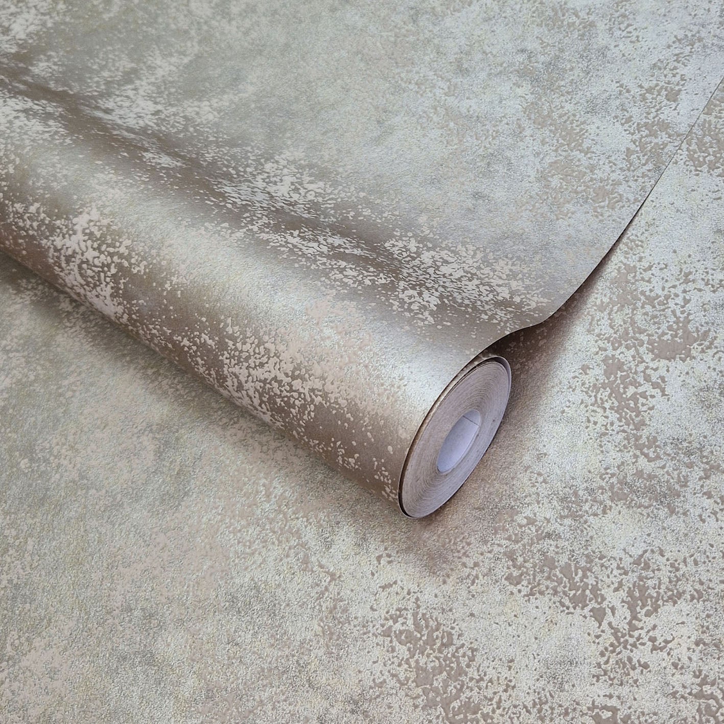 Fenton Gold Luxury Plain Wallpaper