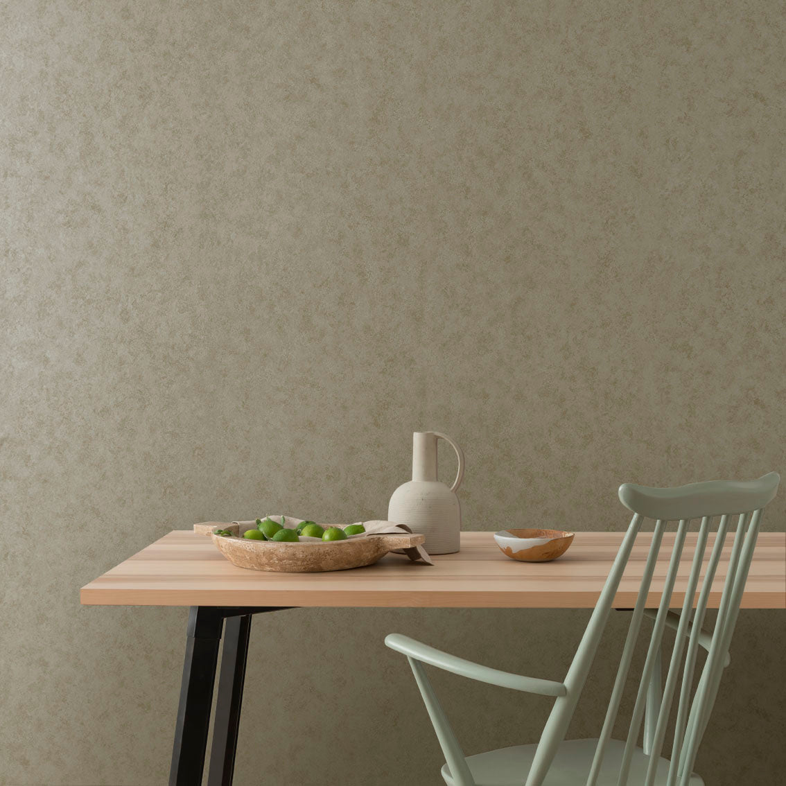 Fenton Gold Luxury Plain Wallpaper