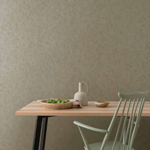 Fenton Gold Luxury Plain Wallpaper
