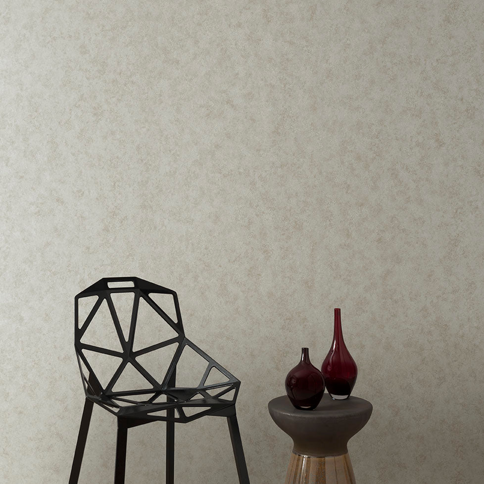 Fenton Taupe Neutral Luxury Plain Wallpaper