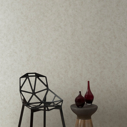 Fenton Taupe Neutral Luxury Plain Wallpaper
