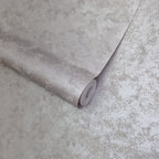 Fenton Silver Luxury Plain Wallpaper