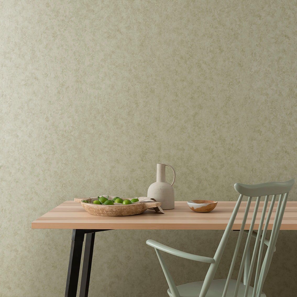 Fenton Soft Gold Luxury Plain Wallpaper