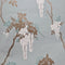 Leonora Teal Green Luxury Floral Wallpaper