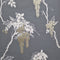 Leonora Grey Luxury Floral Wallpaper