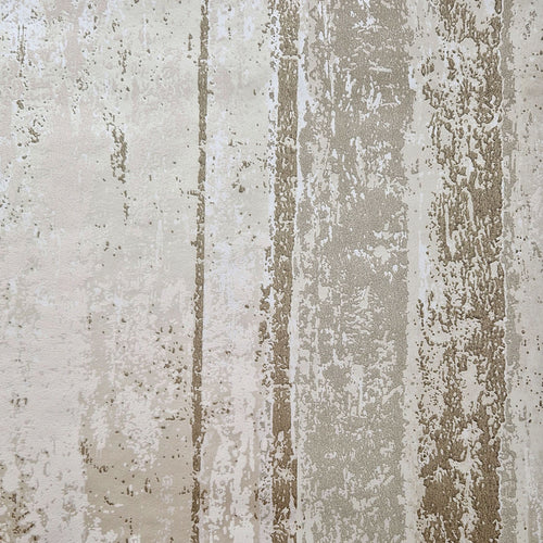 Linea Gold Luxury Striped Wallpaper